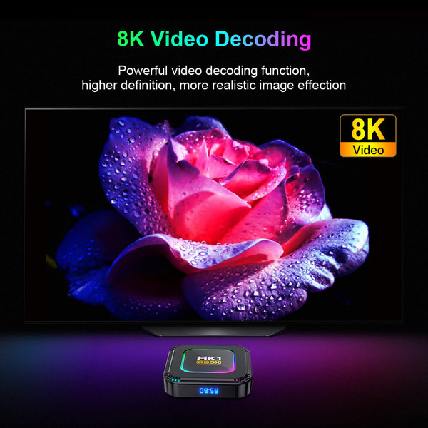HK1 RBOX K8 4K Media Player RK3528 Quad Core 64-bit Cortex-A53 CPU TV Box Surround Sound Home Smart K484-PEL_0QI8SASL