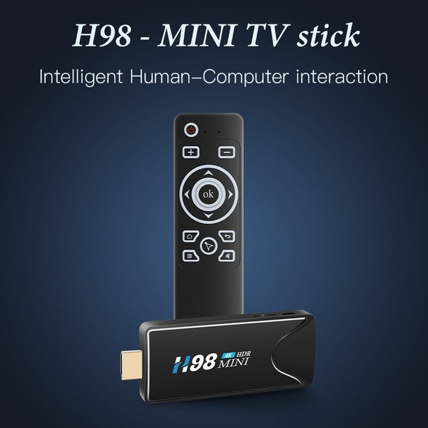 H98 Mini Set Top Box Android 10 Allwinner H313 Quad Core 4k 2.4g 5g Dual Wifi Bluetooth 4.0 Black U K484-PEL_0P22J2NM
