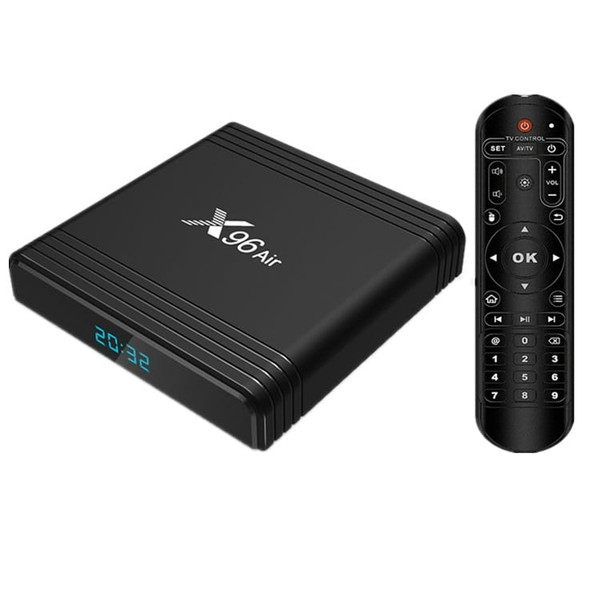 X96 4K Smart TV Set Up Box Air Android 9.0 HD Network Amlogic S905x3 black_4GB + 64GB K484-PEL_0FUNJJIX