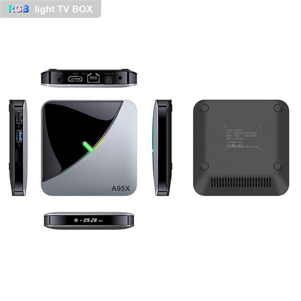 A95X F3 Air 8K RGB Light TV Box Android 9.0 Amlogic S905X3 4GB 64GB Wifi 4K Netflix Smart TV BOX An K484-PEL_0FV4V3F3