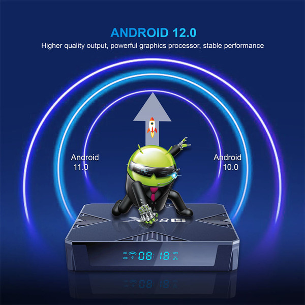 Smart TV Box X98h Android 12 Allwinner H618 Bluetooth 5.0 Wifi 2.4g 5g 4k Media Player Set top Box  K484-PEL_0O2APSOB