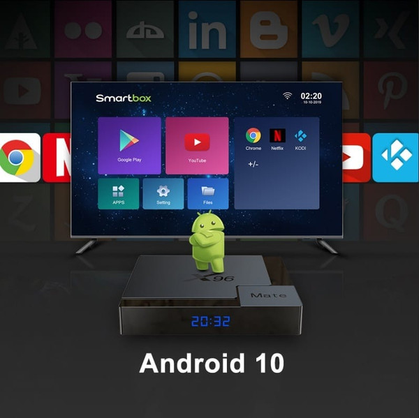 X96mate H616 Network Player Android 10.0 4K HD Network Player TV Box British regulatory K484-PEL_0GW63FVO