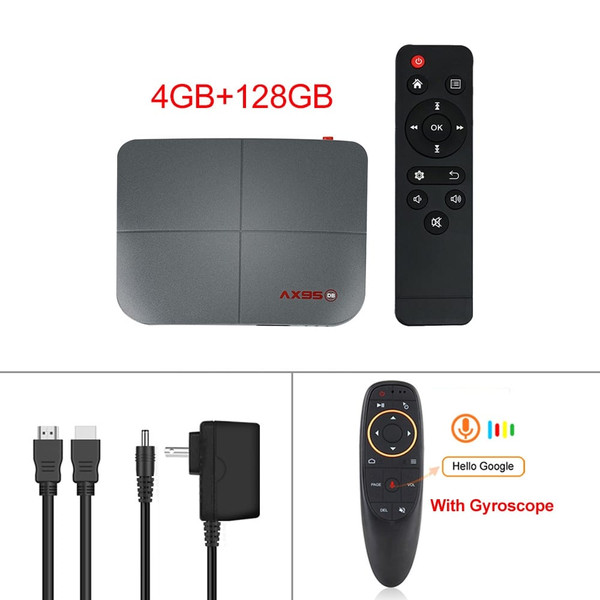 For Android 9.0 Tv  Box 10.0 4+218g Media Player Smart Tv Box Tv  Receiver 4+128G_Australian plug+I K484-PEL_0HR55PX8