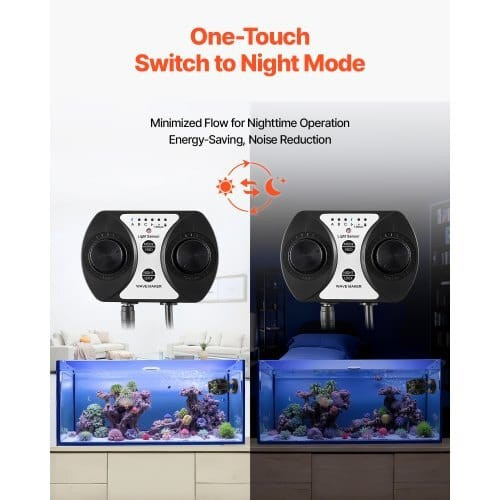 Aquarium Wave Maker, 20W, 2113 GPH Quiet and Strong DC Powerhead, Adjustable Fish Tank Circulation  E415-DKZQDSZZLJMNXI2QB001V1