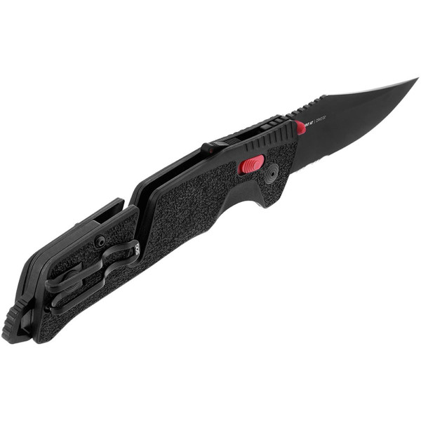 SOG Trident AT 3.7" Folding Pocket Knife (Black & Red) M119-11120241