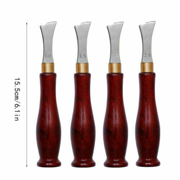 4Pcs Leather Creaser Tool Shallow Slot Edge Linear Edge Device Stainless Steel Leather Edge Crimper K484-FQZIN_VQ6LX4ZA