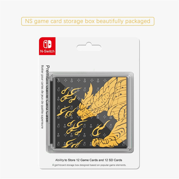 Game  Card  Storage  Box 12 Large + 12 Small Position Dust-proof Wear-resistant Protector Compatibl K484-PEL_0L6Y2KSL