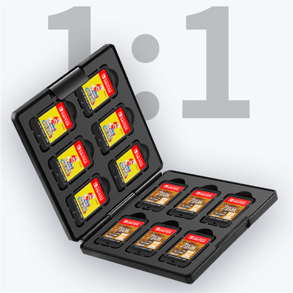 Game  Card  Storage  Box 12 Large + 12 Small Position Dust-proof Wear-resistant Protector Compatibl K484-PEL_0L6Y2KSL