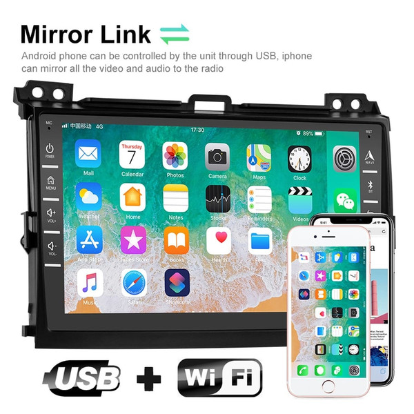 Car Radio Multimedia Player 8-inch Large-screen android Navigation Display for Toyota Land Cruiser  K484-PAU_0H6LVTND