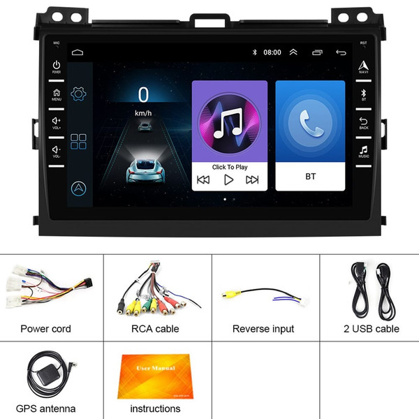 Car Radio Multimedia Player 8-inch Large-screen android Navigation Display for Toyota Land Cruiser  K484-PAU_0H6LVTND