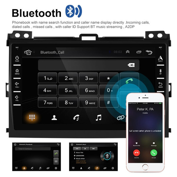 Car Radio Multimedia Player 8-inch Large-screen android Navigation Display for Toyota Land Cruiser  K484-PAU_0H6LVTND