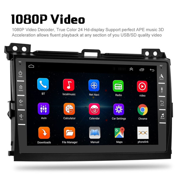 Car Radio Multimedia Player 8-inch Large-screen android Navigation Display for Toyota Land Cruiser  K484-PAU_0H6LVTND