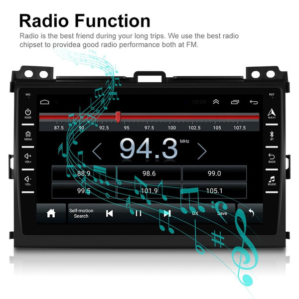 Car Radio Multimedia Player 8-inch Large-screen android Navigation Display for Toyota Land Cruiser  K484-PAU_0H6LVTND