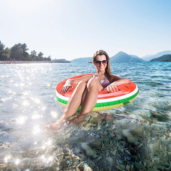 US GEEFIA Giant Inflatable Watermelon Pool Float Swimming Buoy Raft Toy for Kids and Adults K484-PTO_0023L9Z6_US