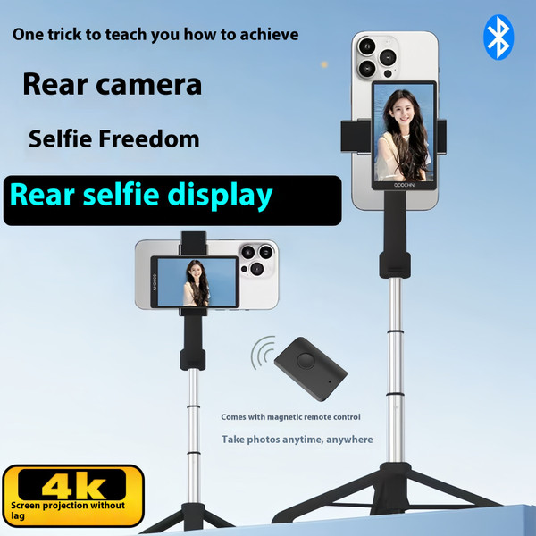 Color: Black - Mobile Phone Rear Selfie HDMI Same Screen Device Q119-CJYD238589201AZ