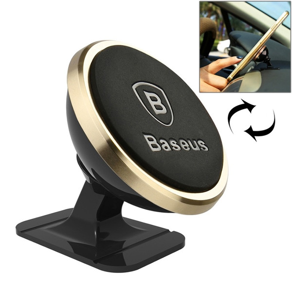 Color: Golden, quantity: 4 pcs - Baseus magnetic suspension 360 degrees shaking head magnetic sucti Q119-CJSJSJSJ00324-Golden-4 pcs