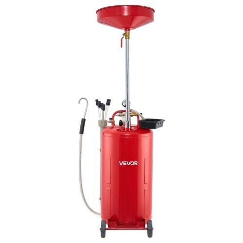 21 Gallon Waste Oil Drain Tank, Air Operated Portable Oil Drainer with Adjustable Funnel Height, In E415-QDCYJLSJS21G1OKH5001V0
