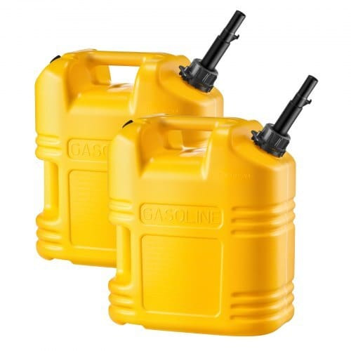 Fuel Container, 5 Gallon, Gas Tank with Spout & Clear Scale, 15 L/min Max Flow Rate, Secure & Leak- E415-SLBXSYXJYK2J5UBBB001V0