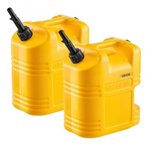 Fuel Container, 5 Gallon, Gas Tank with Spout & Clear Scale, 15 L/min Max Flow Rate, Secure & Leak- E415-SLBXSYXJYK2J5UBBB001V0