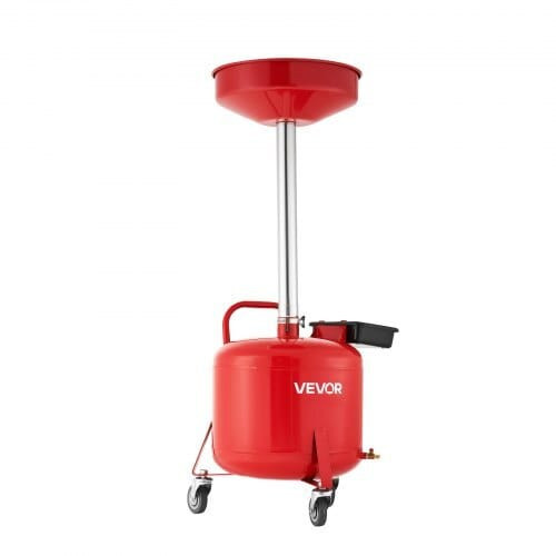 8 Gallon Waste Oil Drain Tank, Industrial Fluid Drain Tank with Adjustable Funnel Height, Portable  E415-SDLSPYPJS8GACGQU6001V0