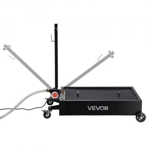 Low Profile Oil Drain Pan, 15 Gallon Capacity, Rolling Oil Drain Pan with Electric Pump & 7.2 ft Ho E415-DDQCPYPHS15GXFRN4001V9