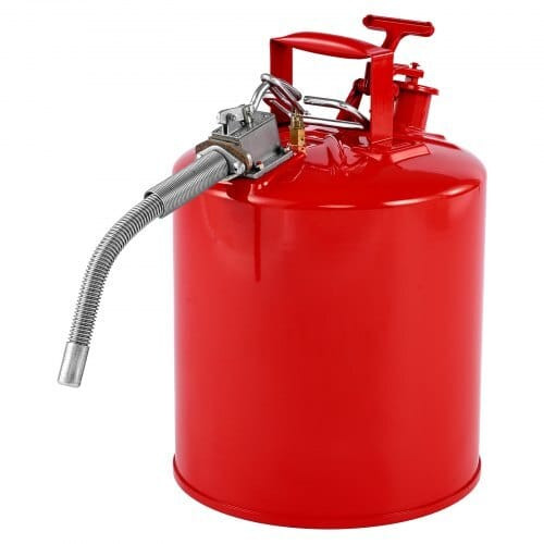Safety Gas Can, 5 Gallon Type II Red Safety Can for Gasoline with Stainless Steel Flame Arrester, S E415-IIXAQGHSJS5J6X3JB001V0