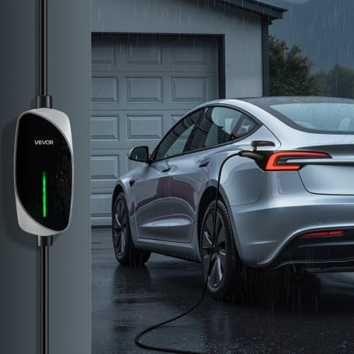 Level 1/2 Tesla Charger, 16 Amp, Portable Electric Car EV Charger with 25 ft Charging Cable, 120V-2 E415-MGBXCDQPM16AIZ4ZS001V5