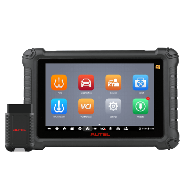 Autel MaxiTPMS TS900 : Eight-inch tablet with complete TPMS, all-systems diagnostics, and services T398-AULTS900
