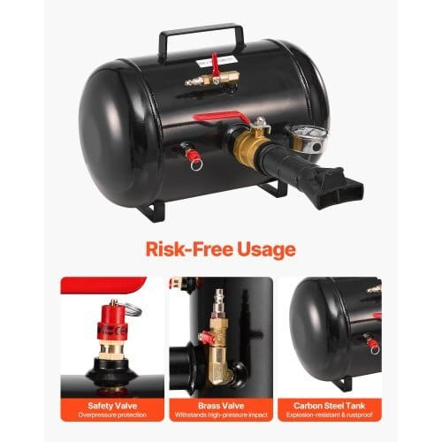 Air Tire Bead Seater, 5 Gal / 18.9 L, Heavy Duty Tire Bead Blaster Tool, 87-116 PSI Operating Press E415-LTBCQXZXS5GAFKQSV001V0