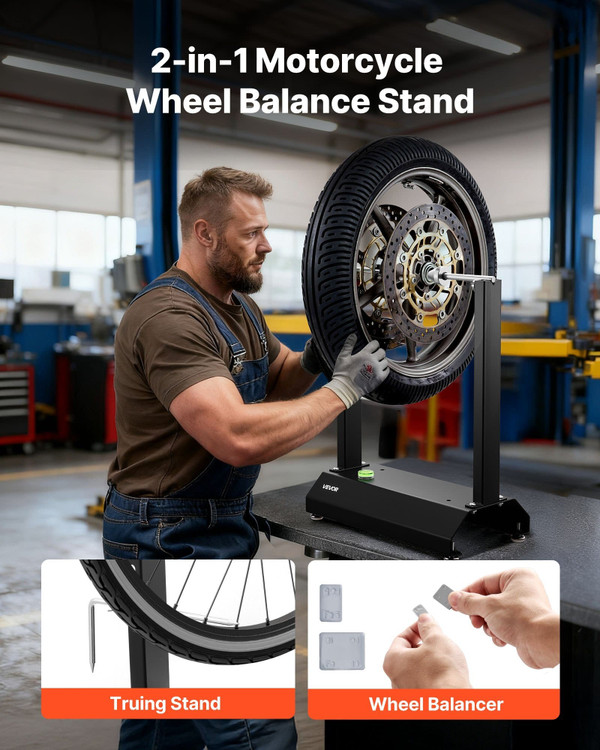 Motorcycle Wheel Balancer, 88.2 lbs Capacity, Tire Balancer & Truing Stand with Adjustable Centerin E415-ZXCLPHJDDPQPZAW19001V0