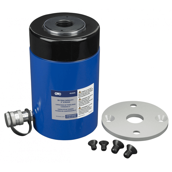 OTC 50-Ton Hollow Center Hydraulic Ram T398-OTC4122A