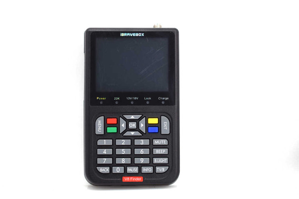 iBRAVEBOX V8 Finer HD DVB-S2 Satellite Finder MPEG-2 MPEG-4 Better Finder Meter yellow K484-PEL_06F5CCYX