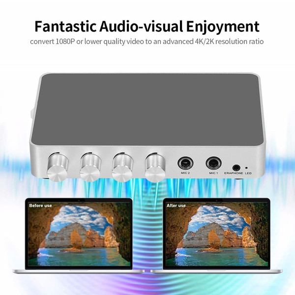 Km200 Karaoke Mixer Portable Digital Stereo Audio Echo System 4k/2k Hdmi Karaoke Amplifier with Dua K484-PEL_0PBOI7FB