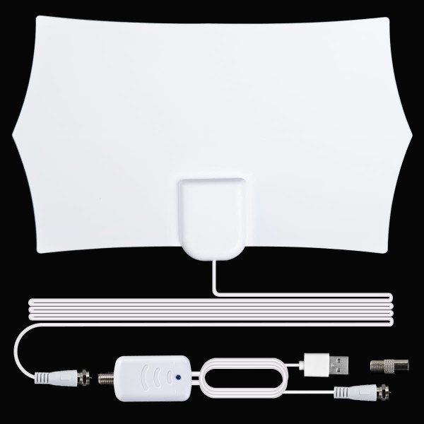 960 Mile Range Antenna TV Digital HD Skywire 4K HDTV 1080P Indoor with Amplifier white K484-PEL_0A19NPQJ