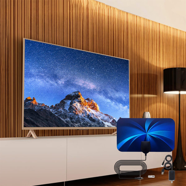 Dvb-t2 Digital Antenna 3600 Miles Indoor 4K Tv Ground Signal Receiving Antenna Hd Vhf Uhf with Ampl K484-PEL_0NM7M3R8