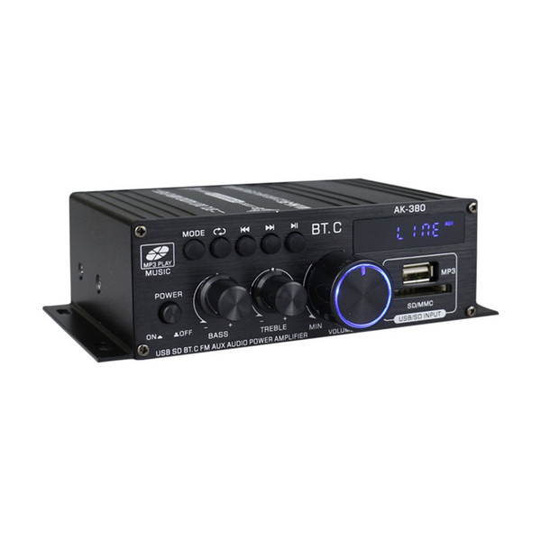AK380 Digital Amplifier V5.0 HiFi FM Audio Amplifier For Karaoke Home Theater Sound System Subwoofe K484-PEL_0QNSMTCA