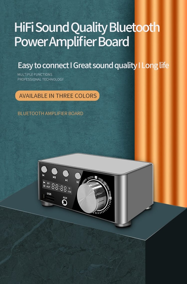 Mini Audio Hifi Digital Amplifier Bluetooth 5.0 Hifi Fever Audio MP6 Player Lossless Player K484-FQZIN_0SINA2MX