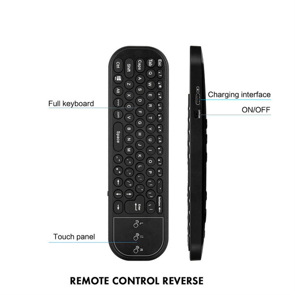 G60s Pro Remote Control with Mini Keyboard 2.4g Bluetooth-compatible 5.0 Dual Mode Voice Backlight  K484-PEL_0OUZFEC1