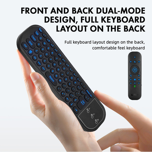 G60s Pro Remote Control with Mini Keyboard 2.4g Bluetooth-compatible 5.0 Dual Mode Voice Backlight  K484-PEL_0OUZFEC1