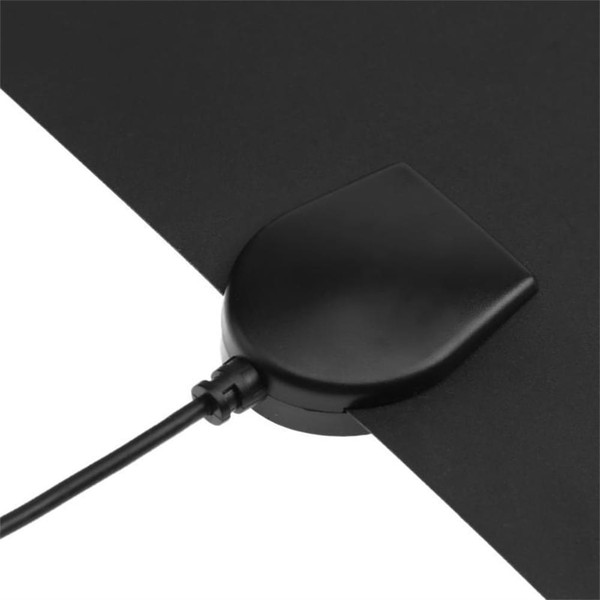 Indoor TV Antenna with Signal Booster Iec Converter Hdtv Receiver Black K484-PEL_0M34H2WF
