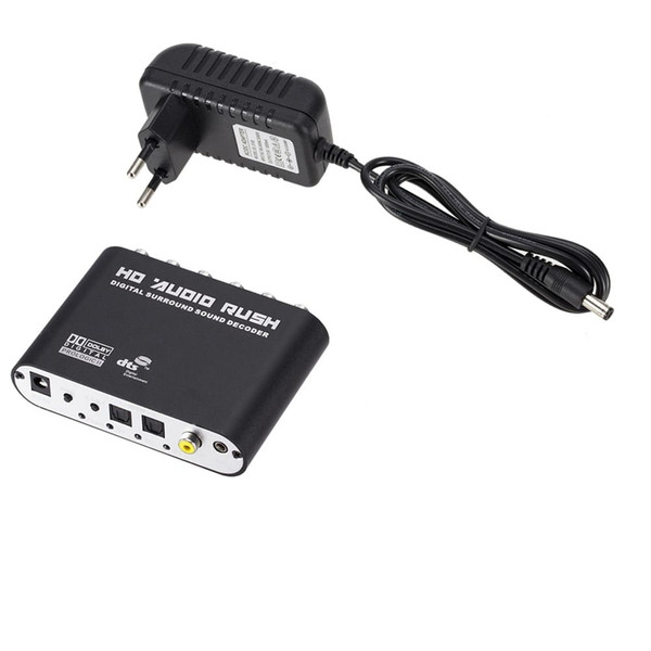 5.1-channel Dts Dolby/ac-3 Digital Audio  Decoder Fiber Coaxial Analog Converter Host + Power Suppl K484-PEL_0L151R1S