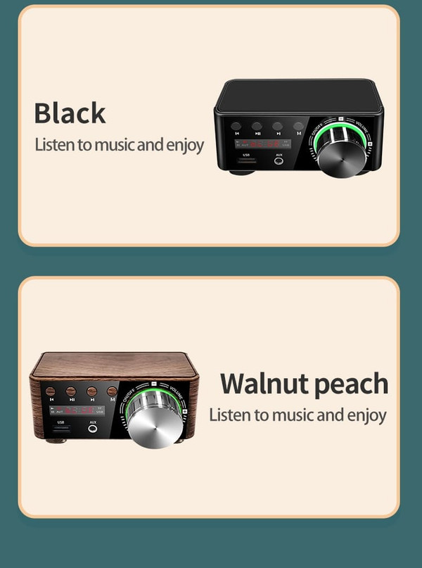 Mini Audio Hifi Digital Amplifier Bluetooth 5.0 Hifi Fever Audio MP5 Player Lossless Player K484-FQZIN_0SINARNQ
