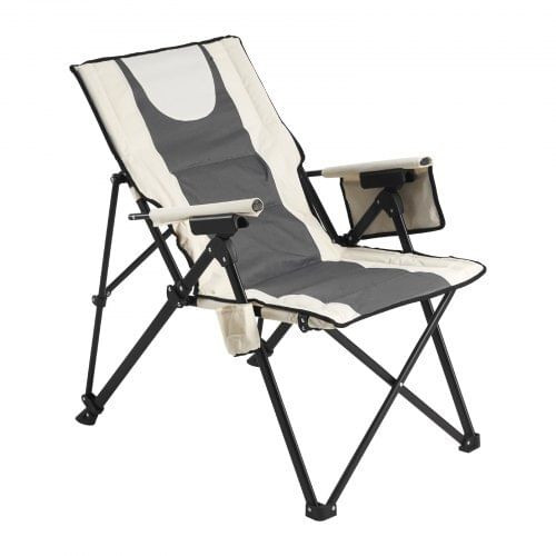Folding Camping Chair, 3 Reclining Positions, Outdoor High Back Camping Chair, 260lbs Weight Capaci E415-PTTYGBTYRDXHFQV64002V0