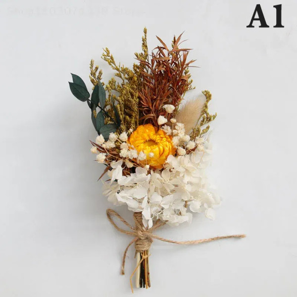 1pc Mini Natural Dry Flowers Bouquet Fresh Dried Preserved Flower Small Decorative Photography Phot F640-3256805918858453