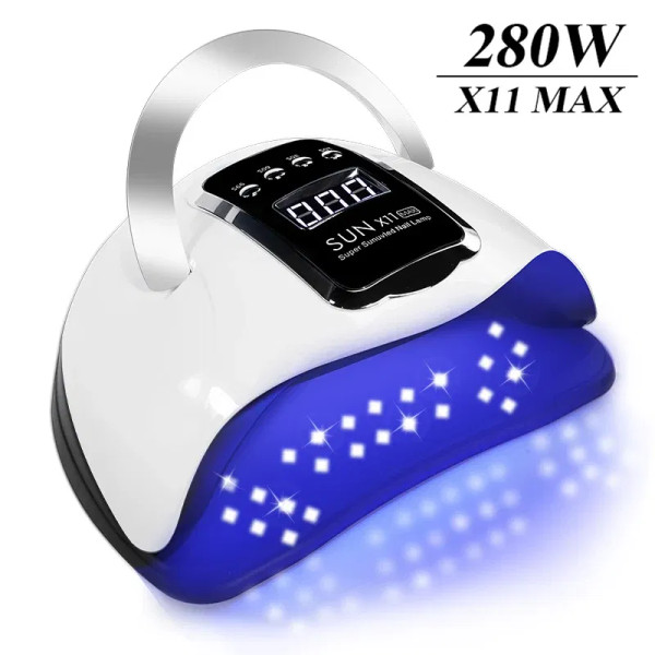 SUN X11 MAX Professional Nail Drying Lamp for Manicure 280W Nails Gel Polish Drying Machine with Au F640-3256806880114720