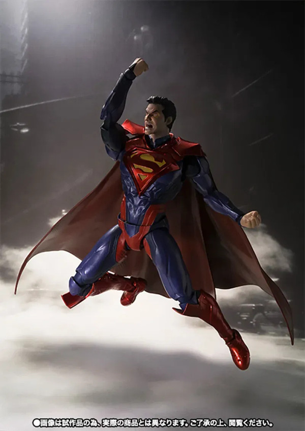 BANDAI 18CM PVC Tamashii Nations S.H.F Figuarts Superman (Injustice Ver.) Injustice Original Action F640-3256806625483471