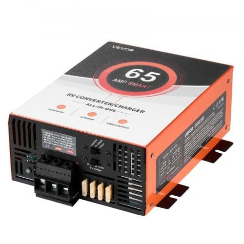 RV Power Converter, 65 Amp, 110V AC to 12V DC RV Converter Battery Charger, Multi Stage Smart Charg E415-FCZLQTMS65AQH0QJG001V1