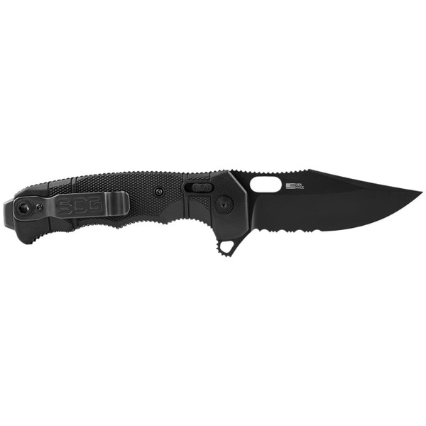 SOG SEAL XR Serrated 3.9" Folding Pocket Knife M119-12210557
