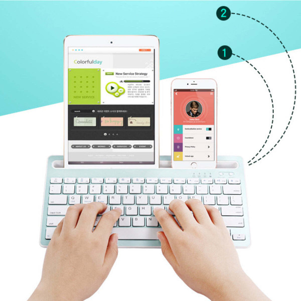 Color: TEAL - Multi-Task Master Of All Bluetooth Keyboard K290-39420456697942