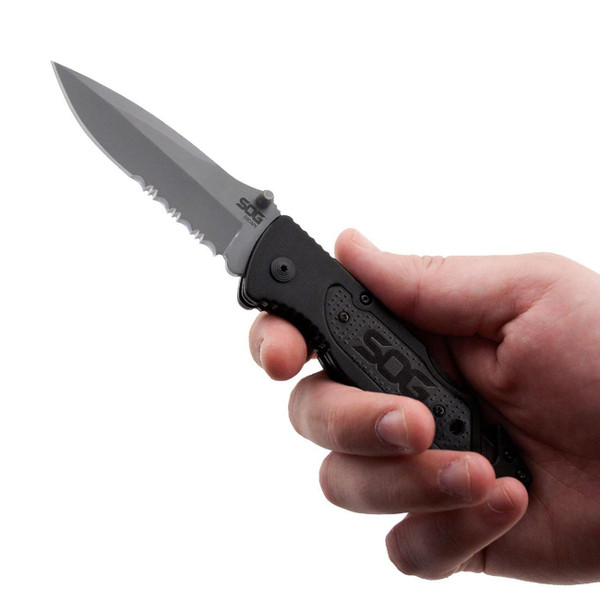 SOG Escape - Bead Blasted Folding Knife M119-FF24CP